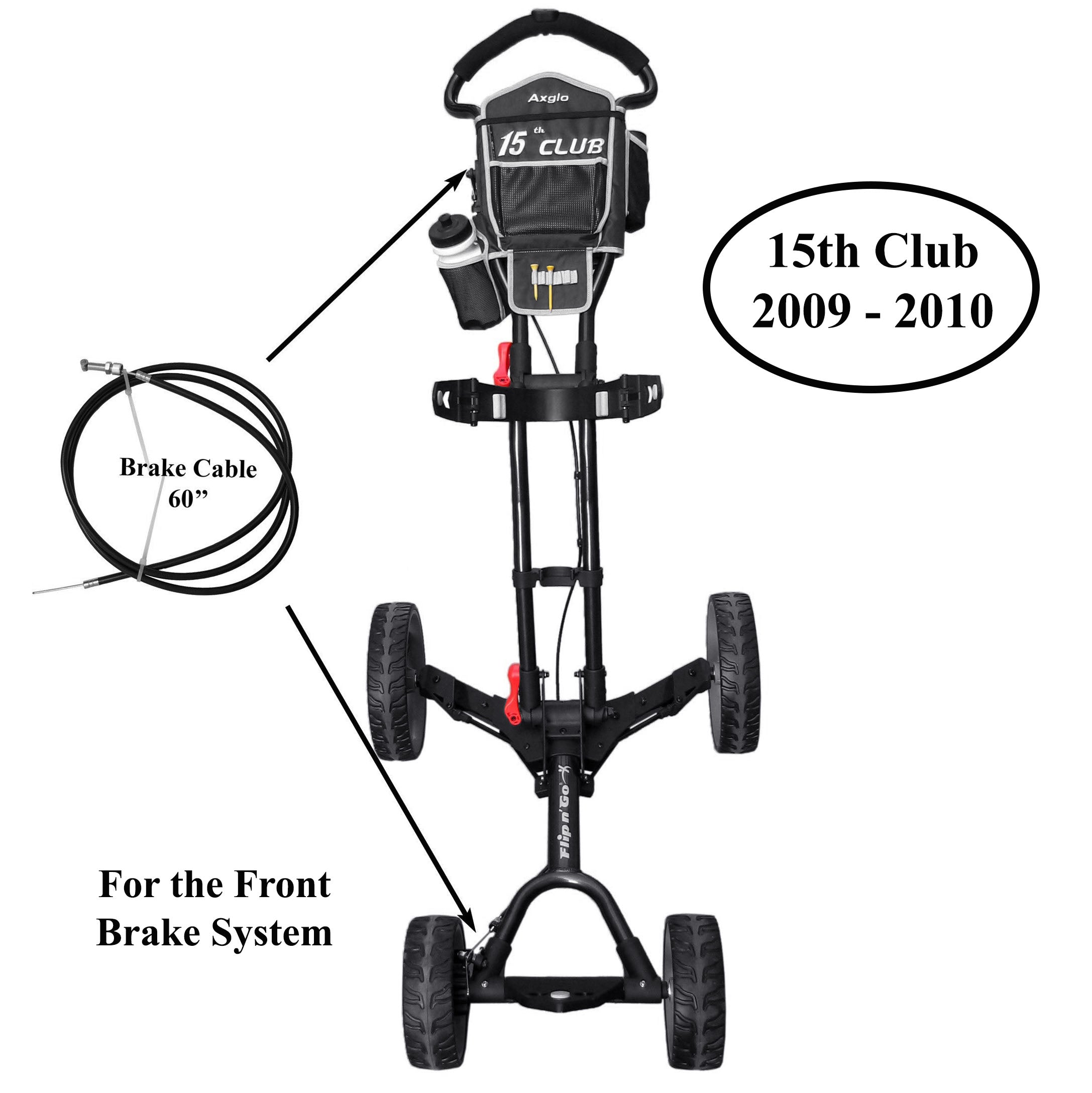 Axglo Brake Cable 60"