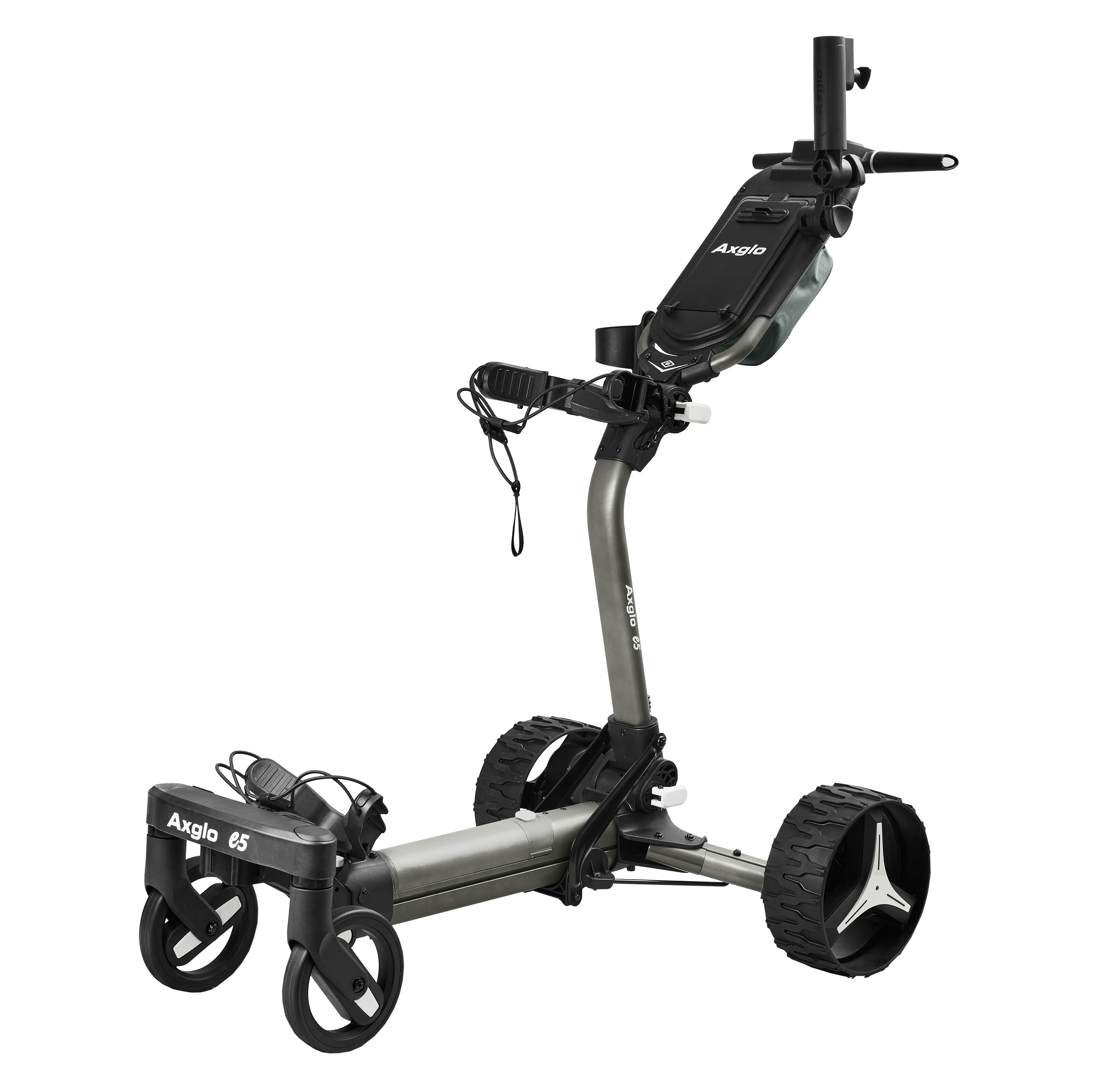 Axglo e5 Electric Golf Push Cart 2025 (Grey)