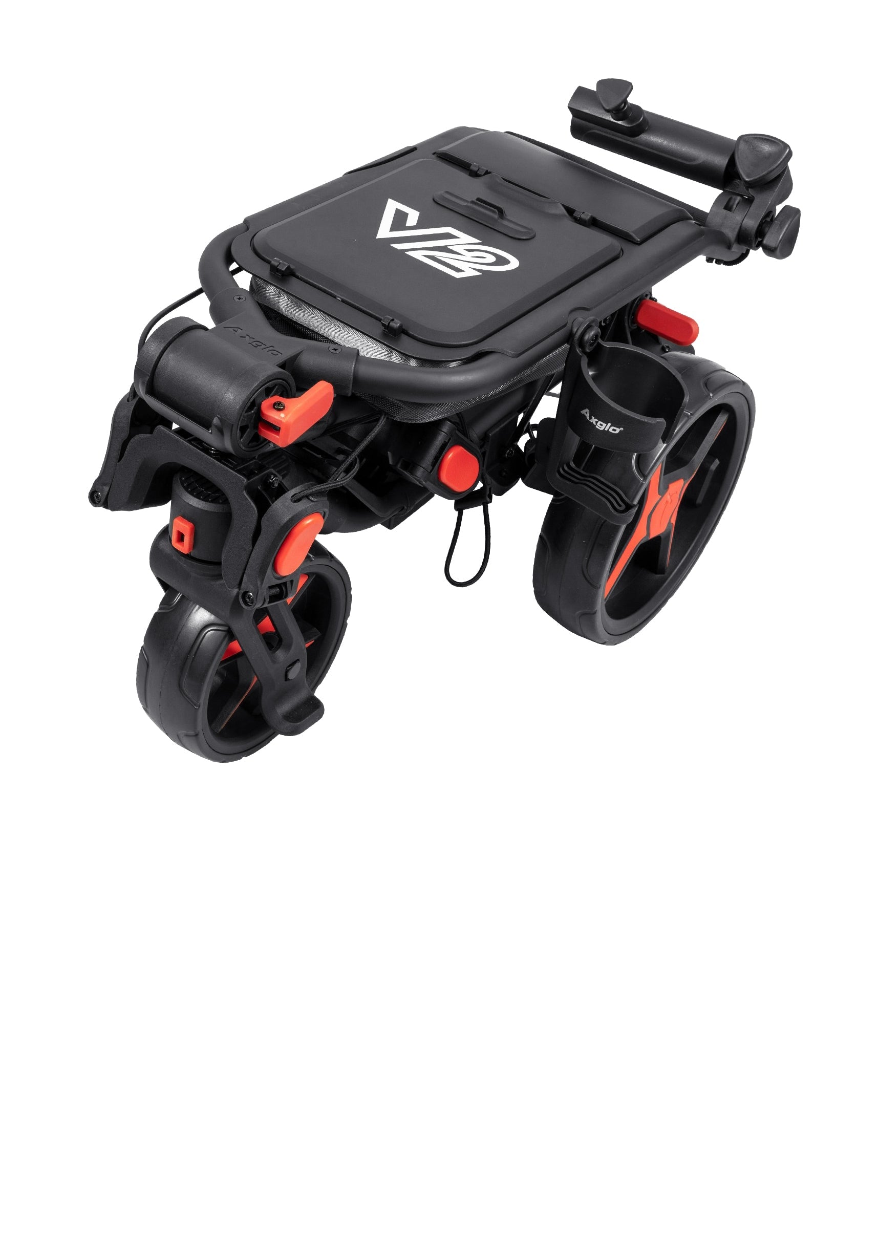 Axglo V2 Folded Golf Push Cart
