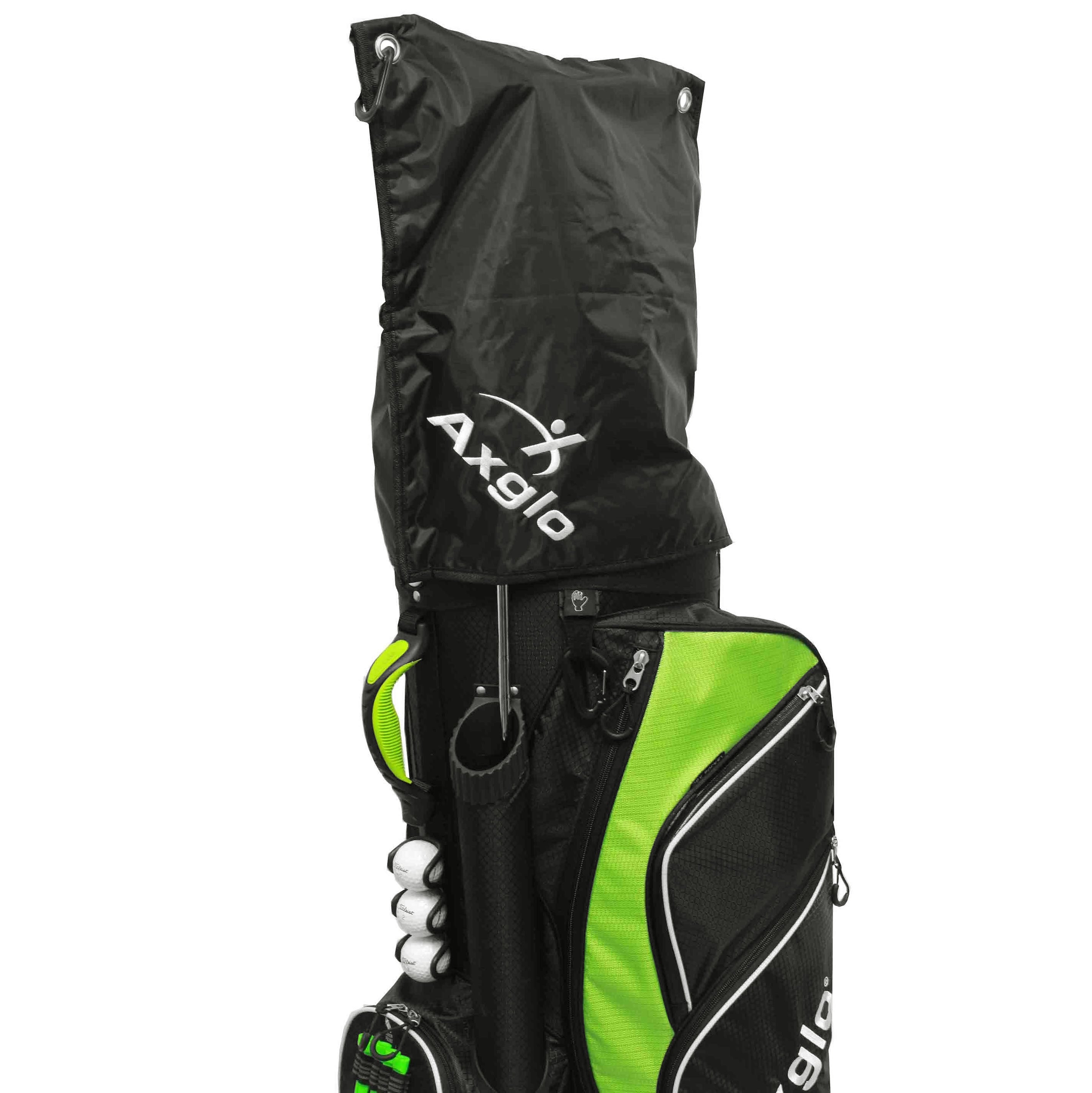 golf bag rain towel Golf Rain Hood Towel 2in1