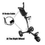 Brake Cable - Single Head with Lever