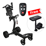 Axglo e3 Remote - Electric Golf Push Cart (FREE Cart Seat)