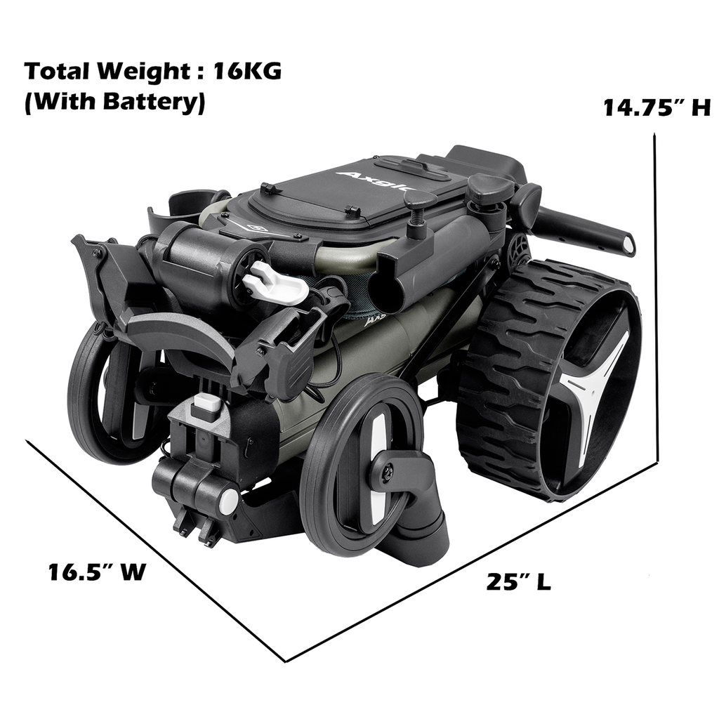 Axglo e5 Follow - Electric Golf Push Cart