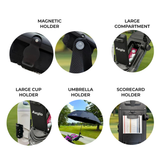 Axglo e5 Follow - Electric Golf Push Cart (Free Storage Bag)