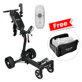 Axglo e5 Follow - Electric Golf Push Cart (Free Storage Bag)
